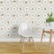 Pre-Pasted Wallpaper 2FT Wide Neutral Woodland Deer Squirrel Baby Nursery Fox Rabbit Mouse Whimsical Fun Cute Happy Cheerful Soft Pastel Custom Pre-pasted Wallpaper by Spoonflower 18001017